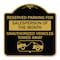 Signmission Reserved Parking for Salesperson of the Month Unauthorized Vehicles Towed Away, A-DES-BG-1818-23076 A-DES-BG-1818-23076 - alternate 1